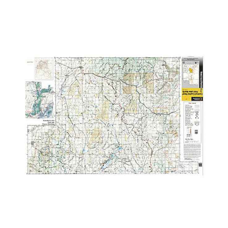 National Geographic Fish Lake North Capitol Reef Trail Map Utah National Geographic Fish Lake North Capitol Reef Trail Map Utah