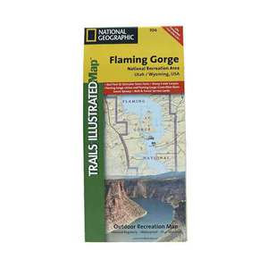 National Geographic Flaming Gorge Eastern Uintas Trail Map Utah