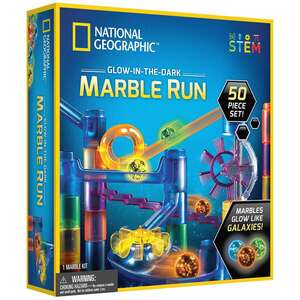 National Geographic Glow-in-the-Dark Marble Run - 50 Piece