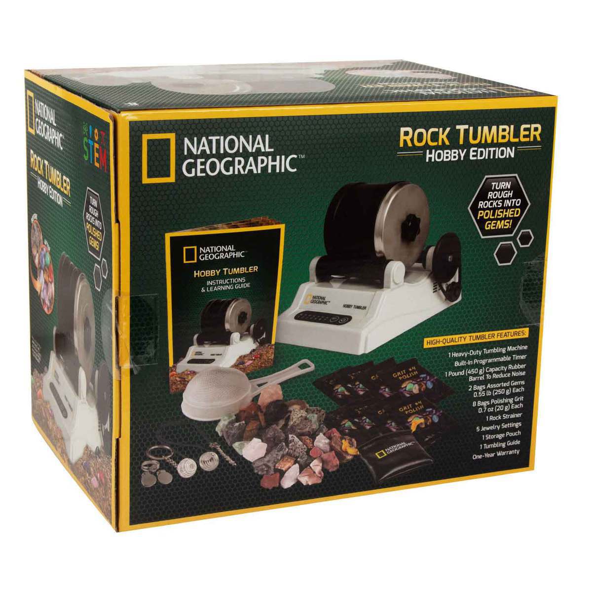 National Geographic Hobby Edition Rock Tumbler National Geographic Hobby Edition Rock Tumbler