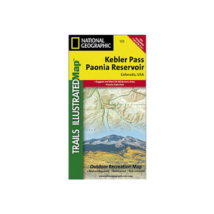 National Geographic Kebler Pass Paonia Reservoir Trail Map Colorado