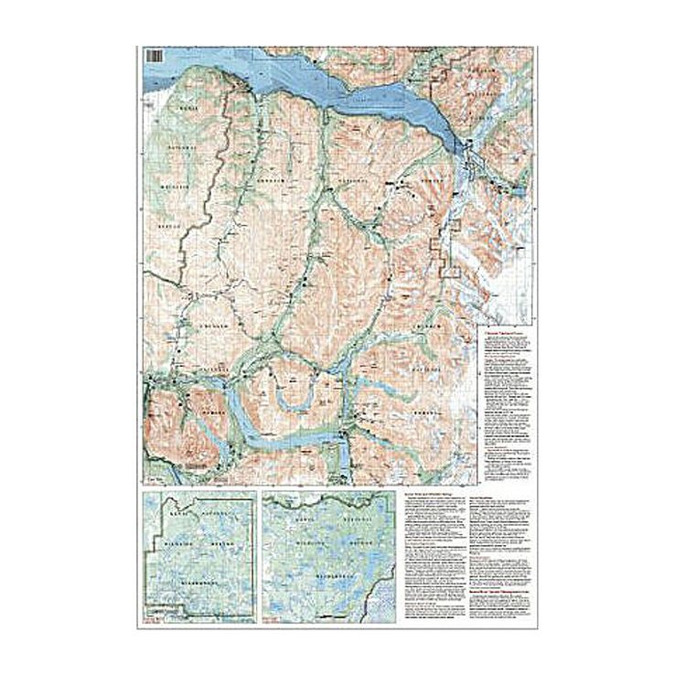 National Geographic Kenai NWR Chugach National Forest Trail Map Alaska National Geographic Kenai NWR Chugach National Forest Trail Map Alaska