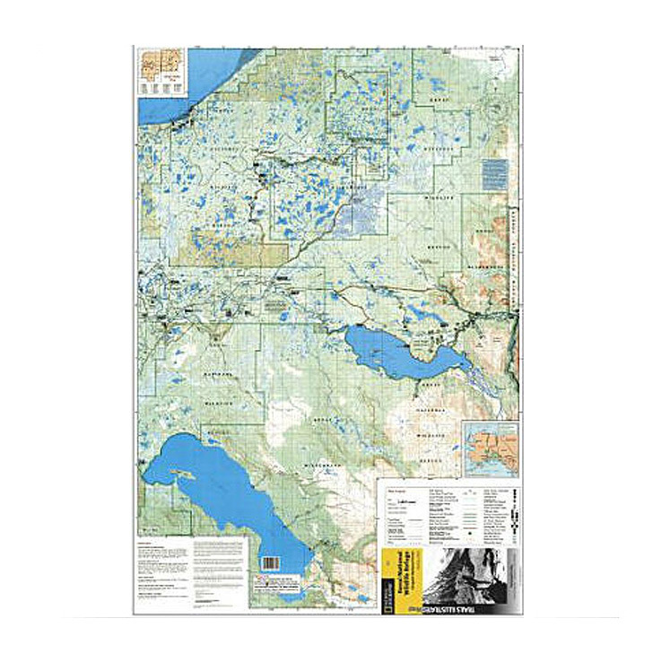 National Geographic Kenai NWR Chugach National Forest Trail Map Alaska National Geographic Kenai NWR Chugach National Forest Trail Map Alaska
