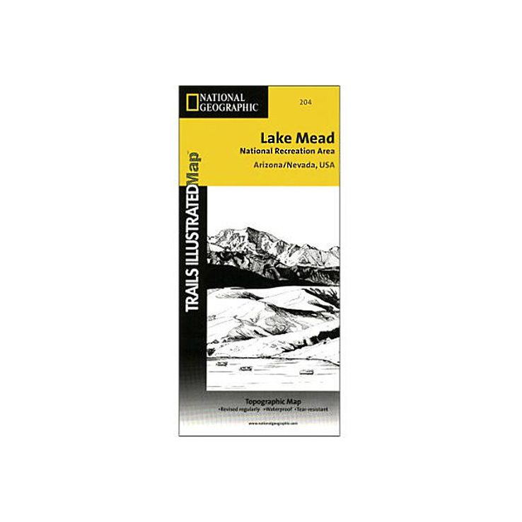 National Geographic Lake Mead National Recreation Area Trail Map Arizona National Geographic Lake Mead National Recreation Area Trail Map Arizona