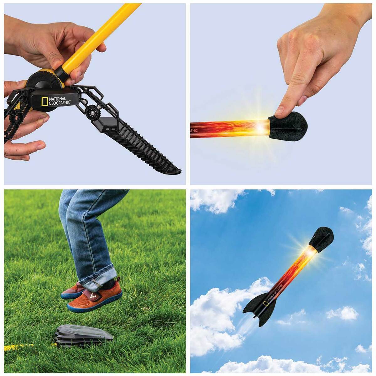 National Geographic Light-Up Air Rockets National Geographic Light-Up Air Rockets