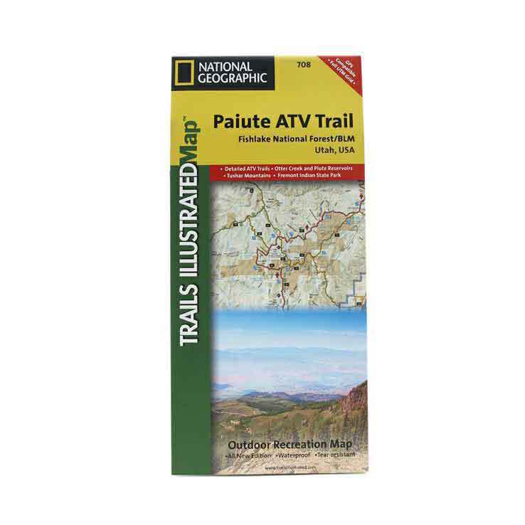 National Geographic Paiute ATV Trail Map National Geographic Paiute ATV Trail Map