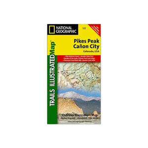 National Geographic Pikes Peak Canon City Trail Map Colorado