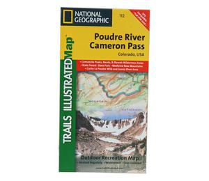 National Geographic Poudre River Cameron Pass Trail Map Colorado National Geographic Poudre River Cameron Pass Trail Map Colorado