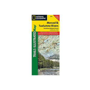 National Geographic Stanislaus National Forest Trail Map California
