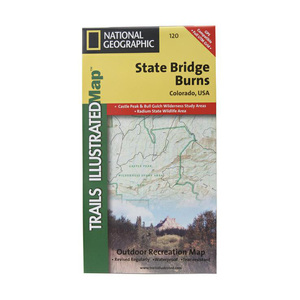 National Geographic State Bridge Burns Trail Map Colorado National Geographic State Bridge Burns Trail Map Colorado