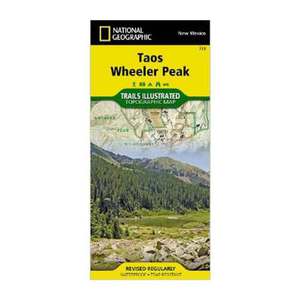 National Geographic Taos Wheeler Peak Map