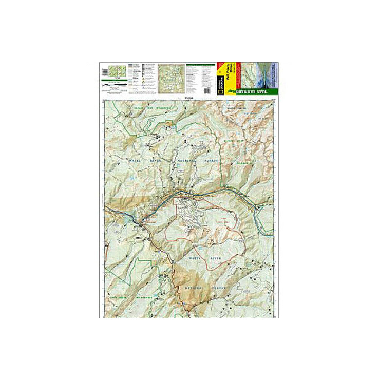 National Geographic Vail Frisco Dillon Trail Map Colorado National Geographic Vail Frisco Dillon Trail Map Colorado