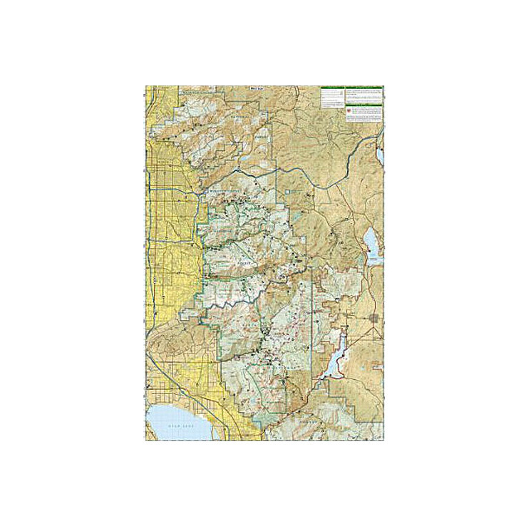 National Geographic Wasatch Front Strawberry Valley Trail Map Utah National Geographic Wasatch Front Strawberry Valley Trail Map Utah
