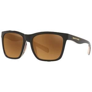 Native Eyewear Braiden Polarized Sunglasses - Black/Pale Pink/Bronze