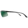 Native Eyewear Dash AF Polarized Sunglasses - Dark Crystal Grey/Green Reflex - Adult