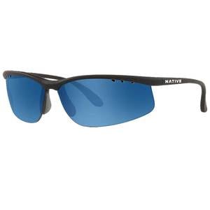 Native Eyewear Dash AF Polarized Sunglasses - Matte Black/Blue