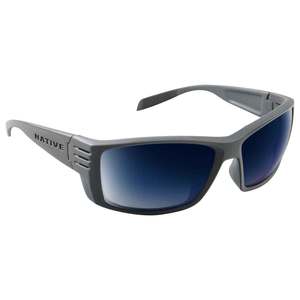 Native Eyewear Raghorn Polarized Sunglasses - Granite/Blue Reflex Native Eyewear Raghorn Polarized Sunglasses - Granite/Blue Reflex