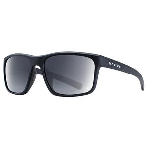 Native Eyewear Wells Polarized Sunglasses - Black Grey/Grey