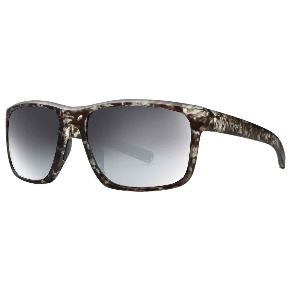 Native Eyewear Wells Polarized Sunglasses - Obsidian Black Tortoise/Silver Reflex - Adult Native Eyewear Wells Polarized Sunglasses - Obsidian Black Tortoise/Silver Reflex - Adult