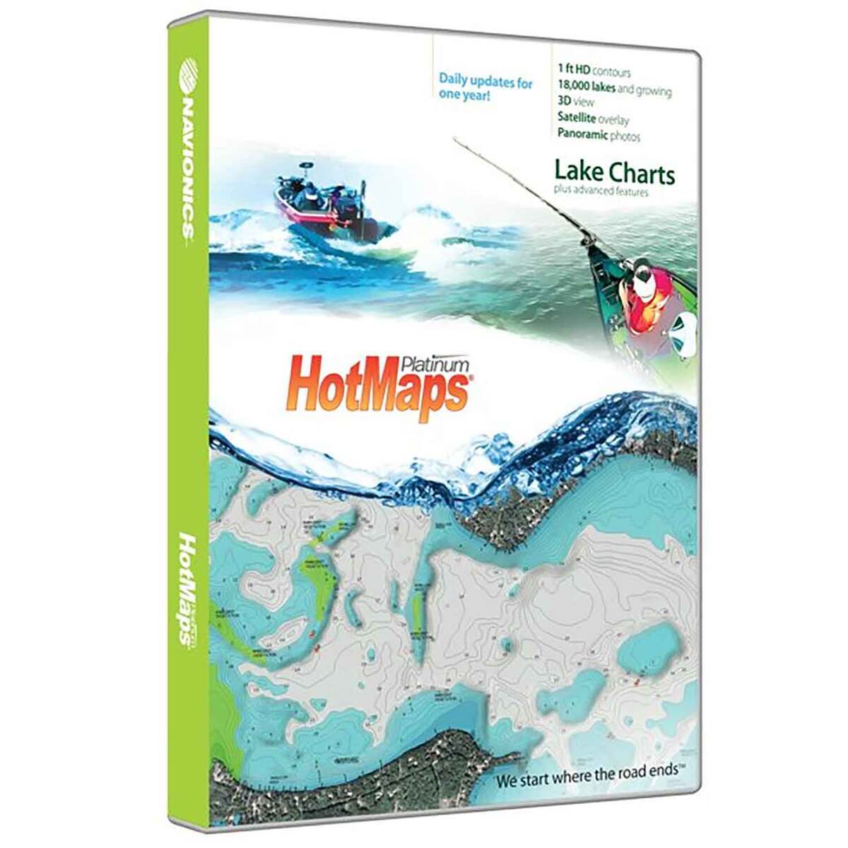 Navionics Platinum HotMaps U.S. North Lakes SD Card Map Software ...