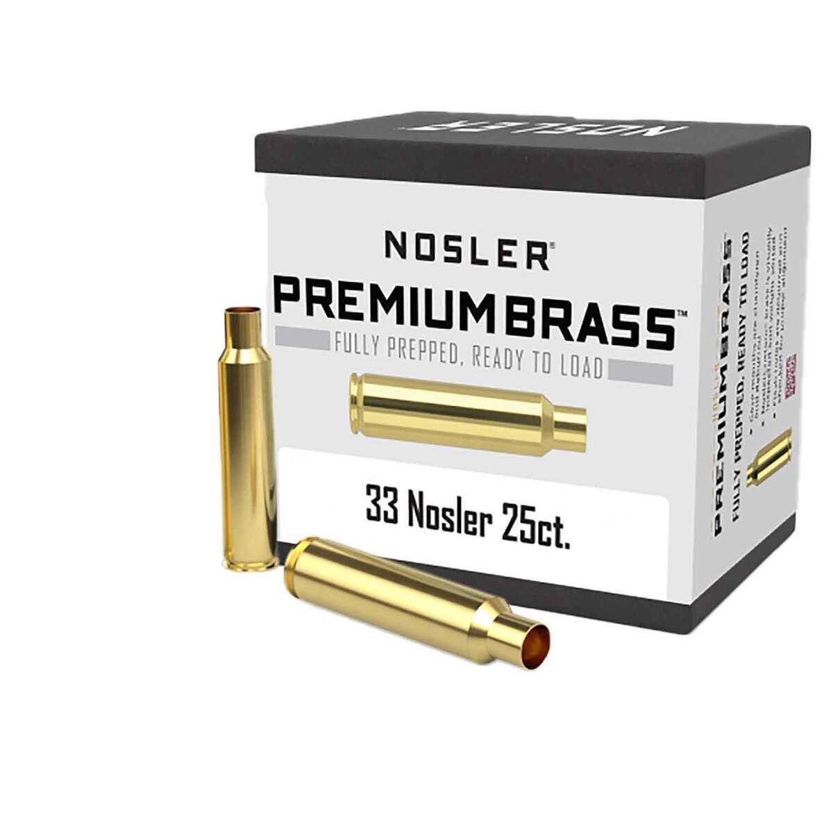 Nosler 33 Nosler Rifle Reloading Brass - 25 Count Nosler 33 Nosler Rifle Reloading Brass - 25 Count