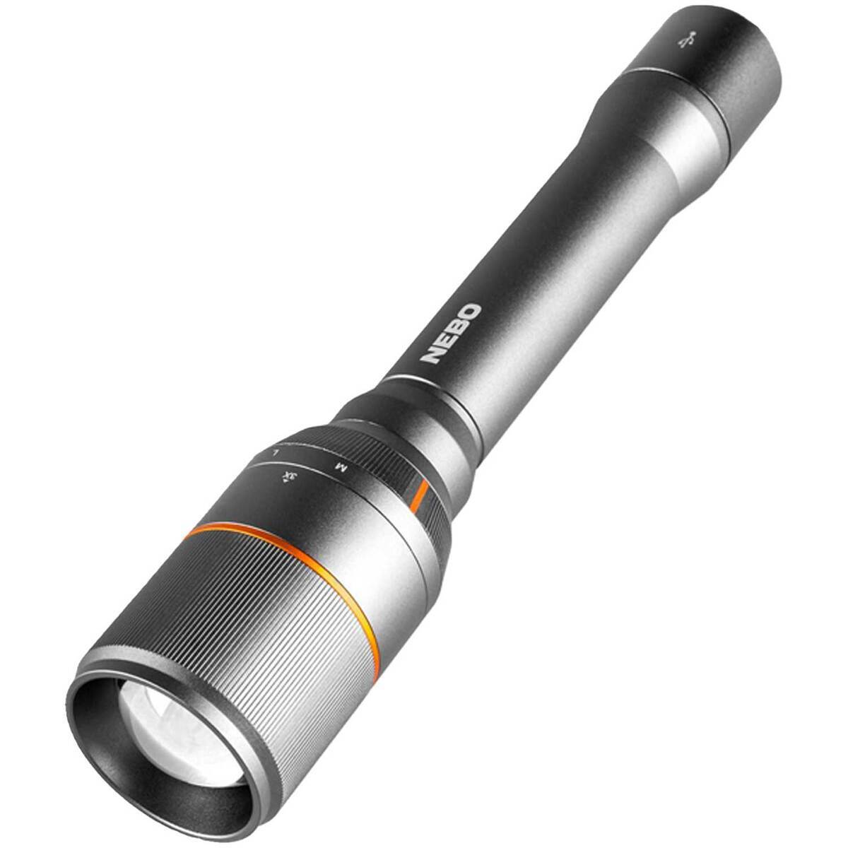 NEBO DAVINCI 5000 Full Size Flashlight - Silver NEBO DAVINCI 5000 Full Size Flashlight - Silver