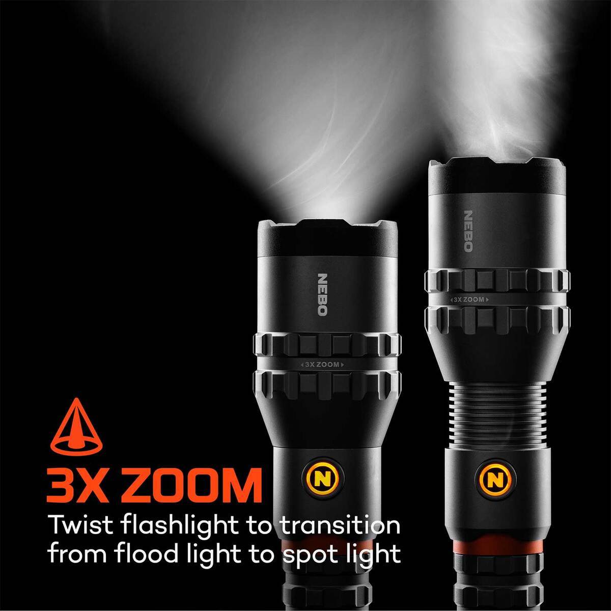 NEBO DAVINCI 7500L Full Size Flashlight - Gray - Gray NEBO DAVINCI 7500L Full Size Flashlight - Gray - Gray