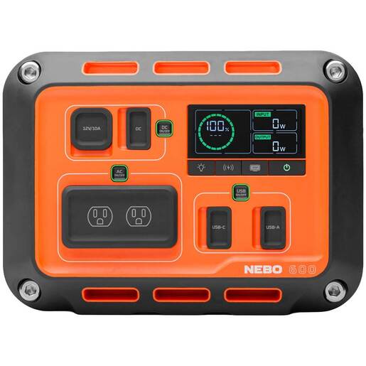 Nebo Intrepid 600 Portable Power Station