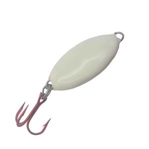 Ned's Bait Box Pout Bomb Jigging Spoon - Natural Glow, 3in