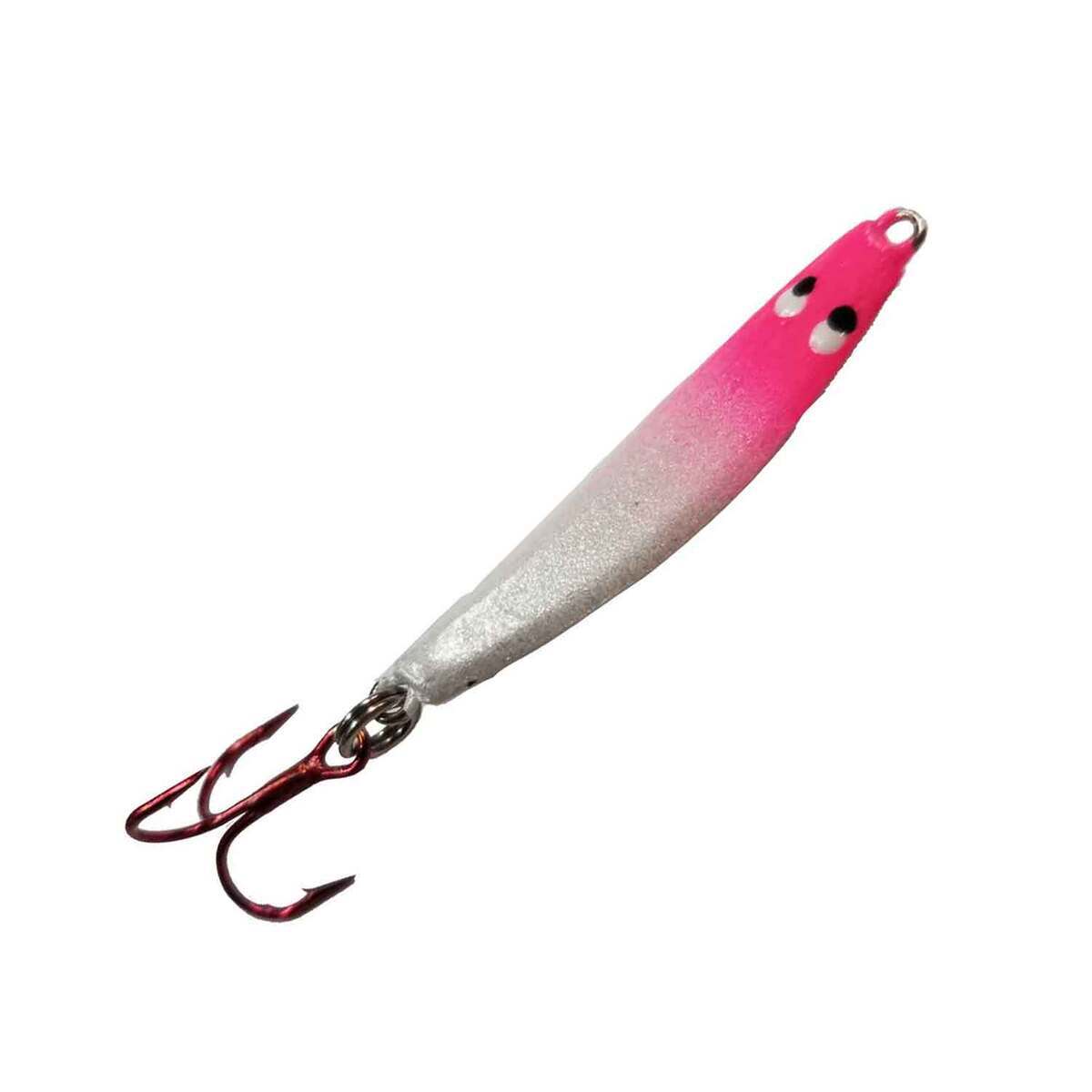 Ned's Bait Box Solid Natural Glow Back Jigging Spoon Ned's Bait Box Solid Natural Glow Back Jigging Spoon