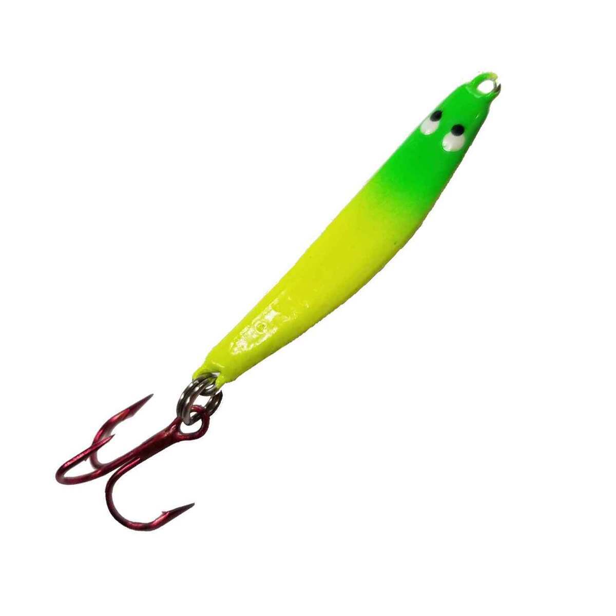 Ned's Bait Box Solid Natural Glow Back Jigging Spoon Ned's Bait Box Solid Natural Glow Back Jigging Spoon
