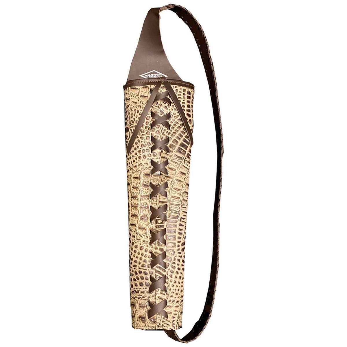 Neet Alligator Embossed Back Quiver - Tan - Tan Neet Alligator Embossed Back Quiver - Tan - Tan