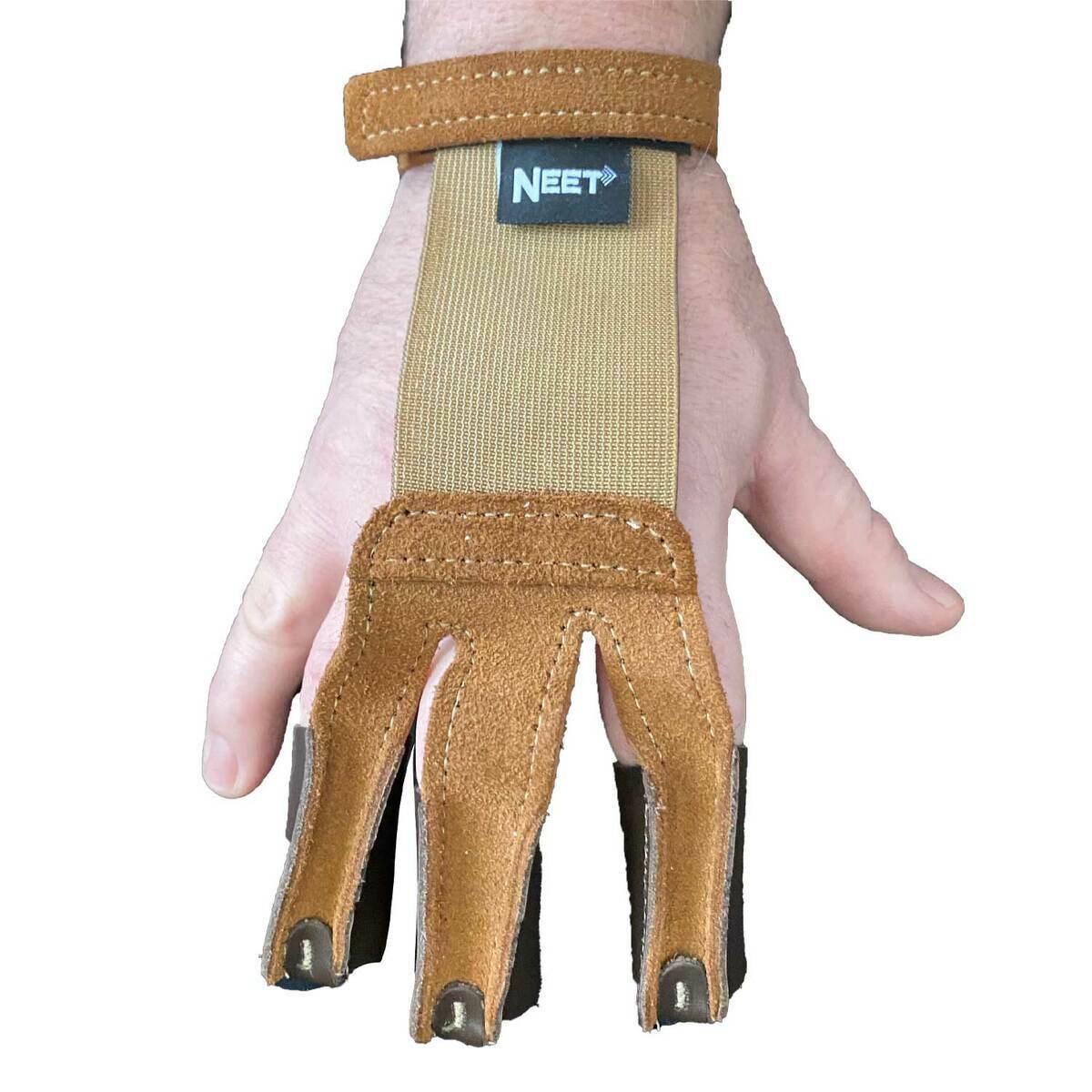 Neet Leather Archery Glove - Tan Small Neet Leather Archery Glove - Tan Small