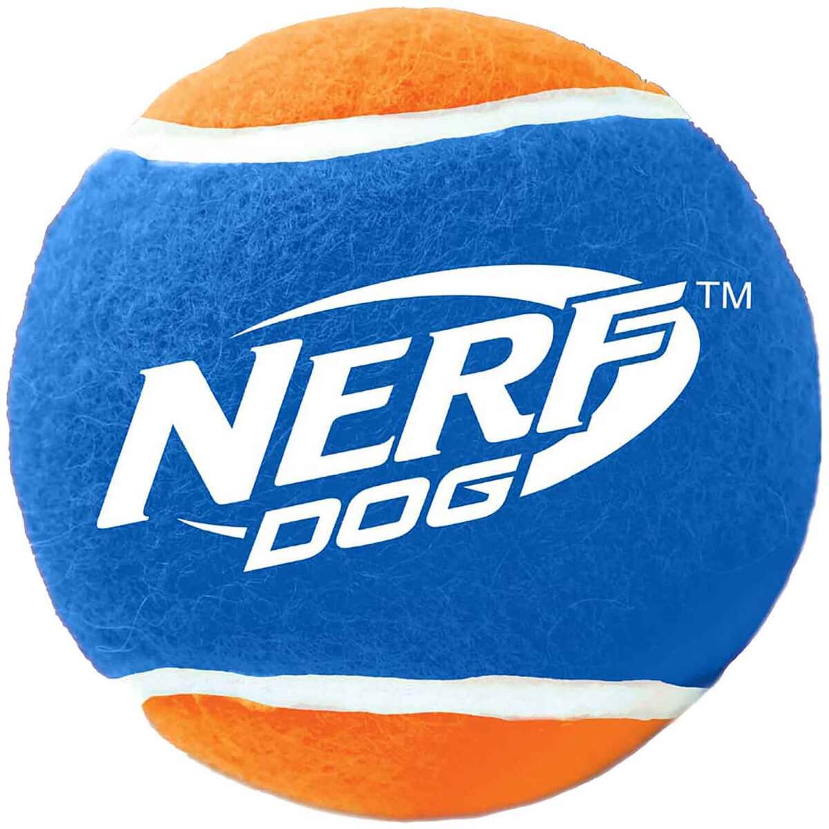 Nerf Dog 4-Pack 2.5in Squeak Tennis Balls - Blue Nerf Dog 4-Pack 2.5in Squeak Tennis Balls - Blue