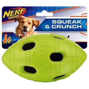 Nerf Dog Crunch Bash Football - Green