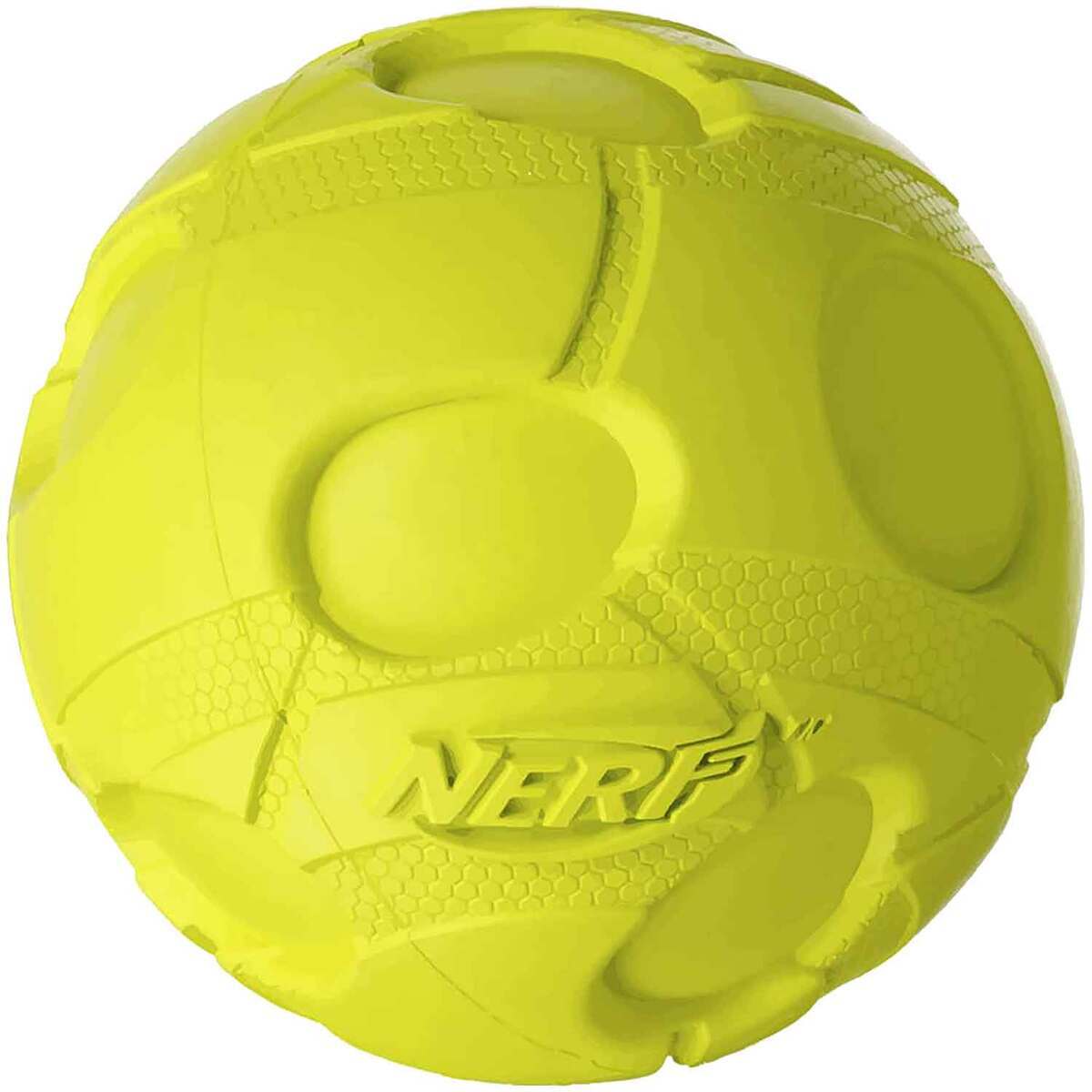 Nerf Dog Large Bash Squeak Ball - Green - Green Nerf Dog Large Bash Squeak Ball - Green - Green