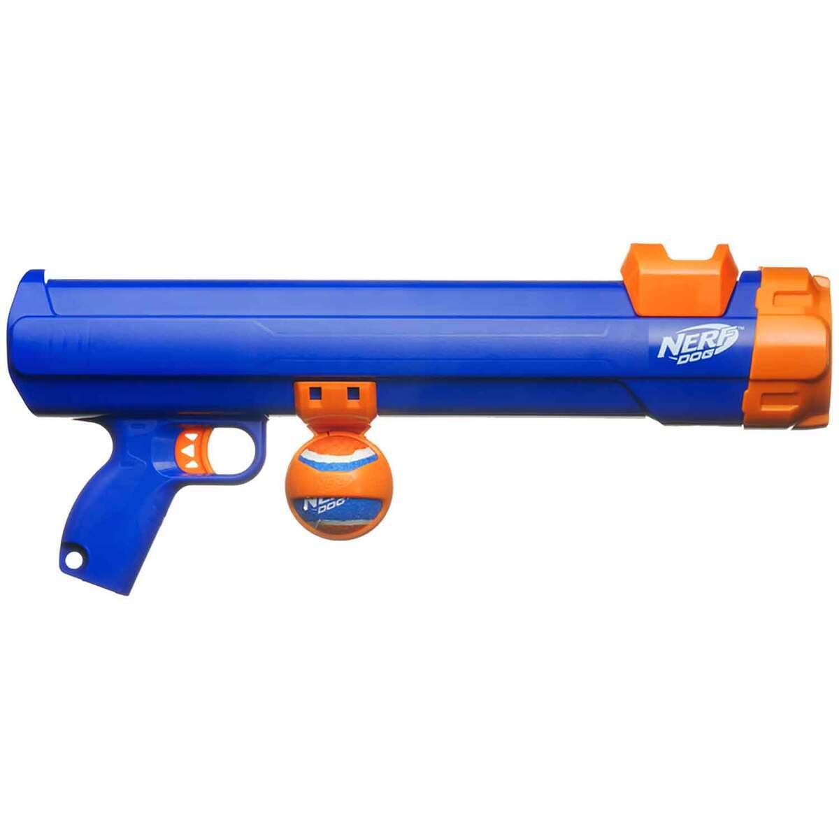 Nerf Dog Large Tennis Ball Blaster Retrieving - Blue/Orange Nerf Dog Large Tennis Ball Blaster Retrieving - Blue/Orange