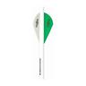 New Archery Products 2 QuikFletch Blazer Vanes - Green/White