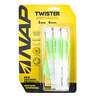 New Archery Products Quickfletch Twister Feathers - Green 2in