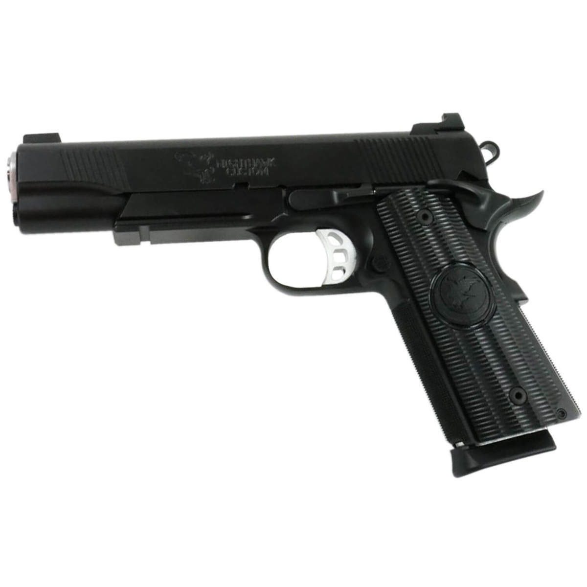Nighthawk Custom GRP 9mm Luger 5in Black Nitride Pistol - 8+1 Rounds - Black Nighthawk Custom GRP 9mm Luger 5in Black Nitride Pistol - 8+1 Rounds - Black