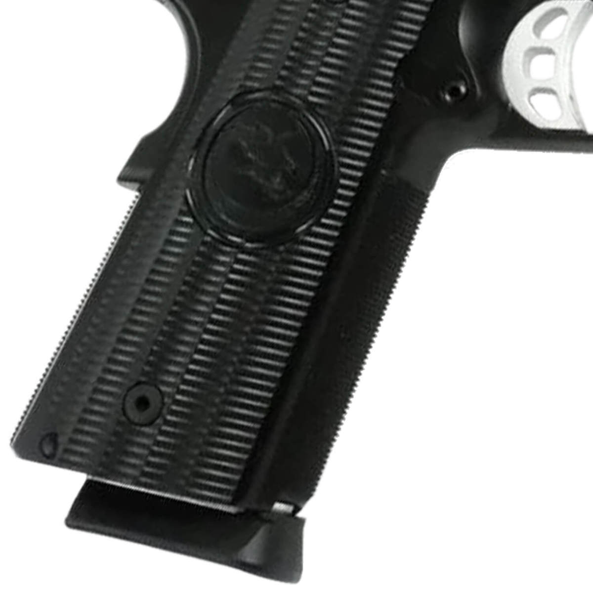 Nighthawk Custom GRP 9mm Luger 5in Black Nitride Pistol - 8+1 Rounds - Black Nighthawk Custom GRP 9mm Luger 5in Black Nitride Pistol - 8+1 Rounds - Black