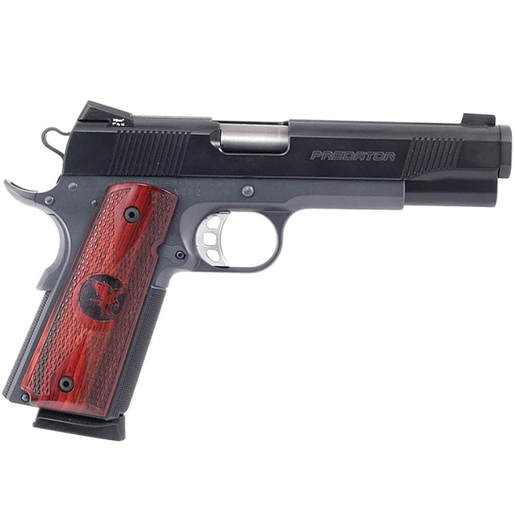 Nighthawk Custom Predator 9mm Luger 5in Black Nitride/Brown Pistol - 8+1 Rounds - Black - Nighthawk Custom