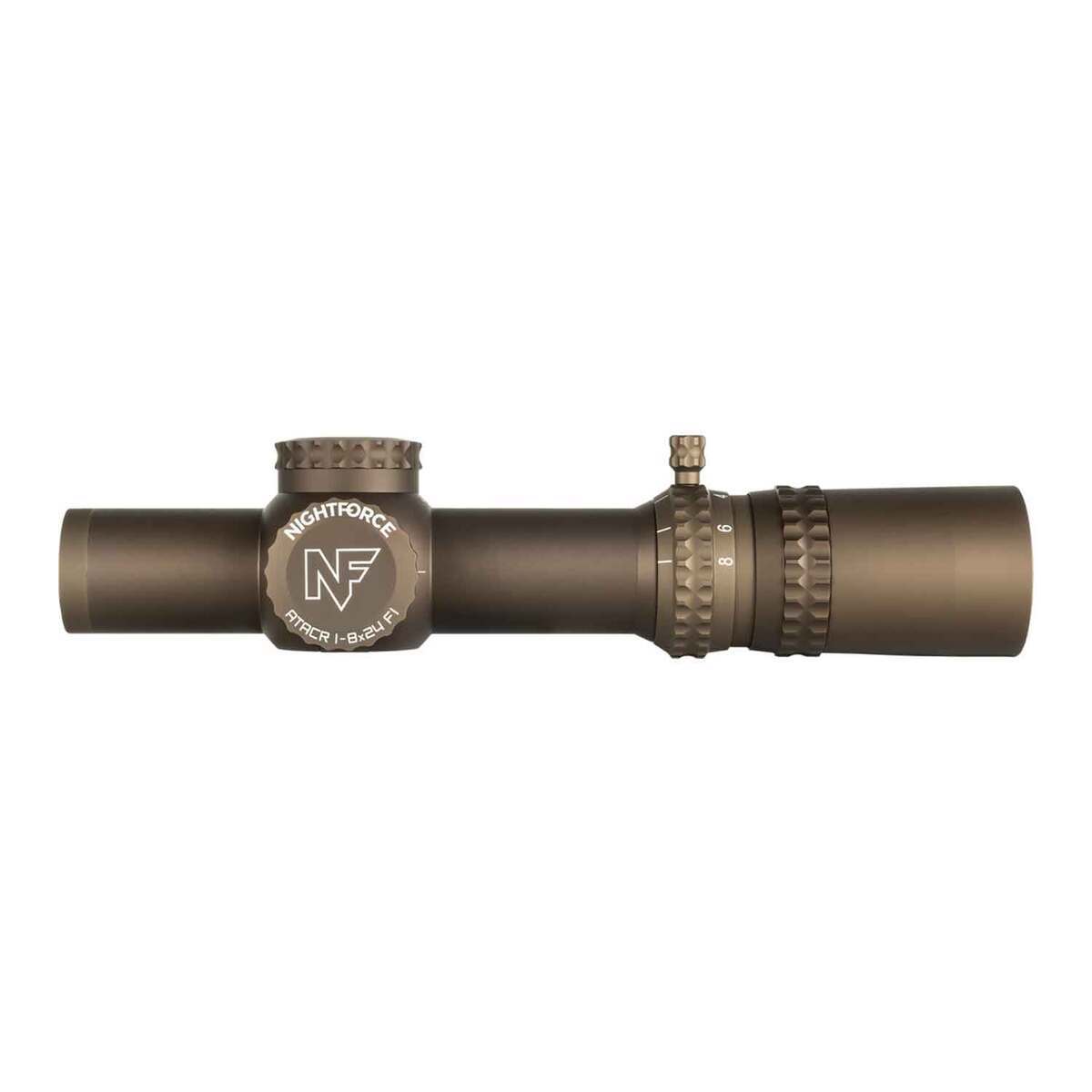 Nightforce ATACR 1-8x 24mm Illuminated Dark Earth Rifle Scope - FC-DMx - Brown Nightforce ATACR 1-8x 24mm Illuminated Dark Earth Rifle Scope - FC-DMx - Brown