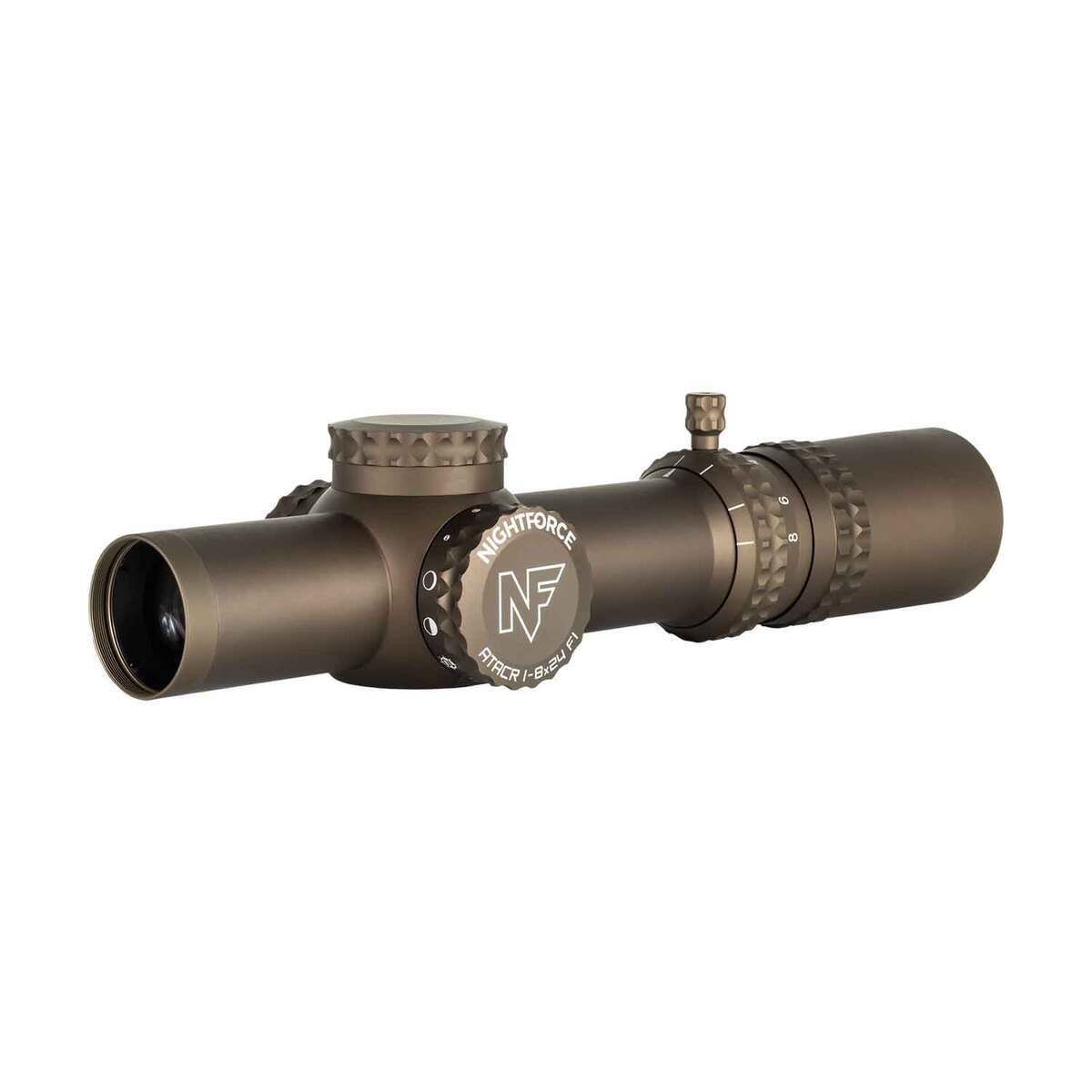 Nightforce ATACR 1-8x 24mm Illuminated Dark Earth Rifle Scope - FC-DMx - Brown Nightforce ATACR 1-8x 24mm Illuminated Dark Earth Rifle Scope - FC-DMx - Brown