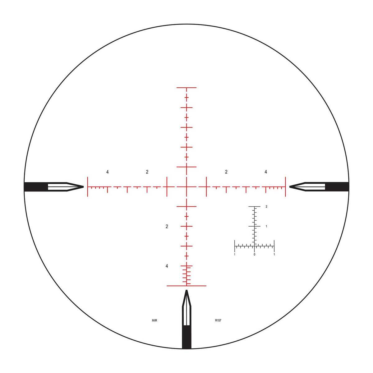 Nightforce ATACR 5-25x 56mm Rifle Scope - MIL-R - Black Nightforce ATACR 5-25x 56mm Rifle Scope - MIL-R - Black