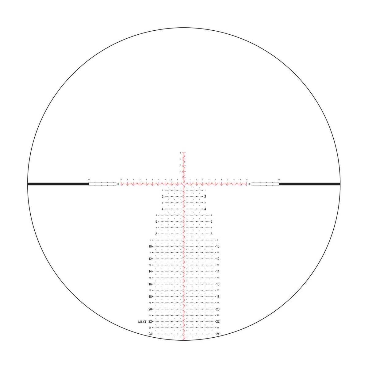 Nightforce NX8 2.5-20x 50mm Rifle Scope - MIL-XT - Black Nightforce NX8 2.5-20x 50mm Rifle Scope - MIL-XT - Black
