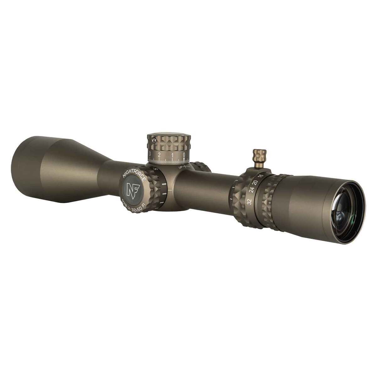 Nightforce NX8 ZeroStop 4-32x 50mm Illuminated Dark Earth Rifle Scope - Mil-XT - Brown Nightforce NX8 ZeroStop 4-32x 50mm Illuminated Dark Earth Rifle Scope - Mil-XT - Brown