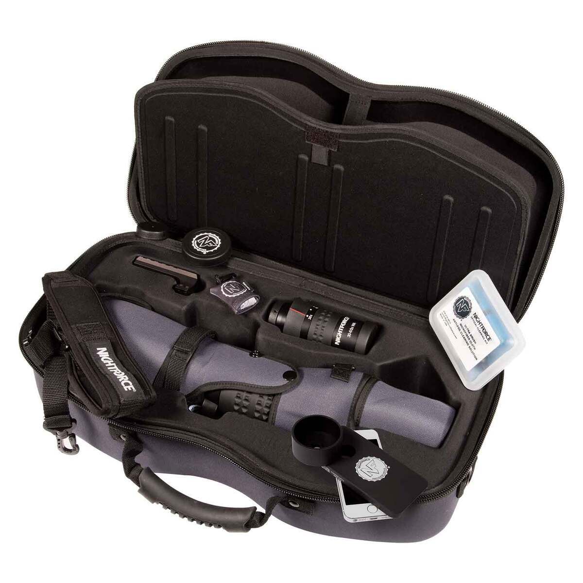 Nightforce TS-82 Straight Spotting Scope Kit - Matte Black/Blue Nightforce TS-82 Straight Spotting Scope Kit - Matte Black/Blue