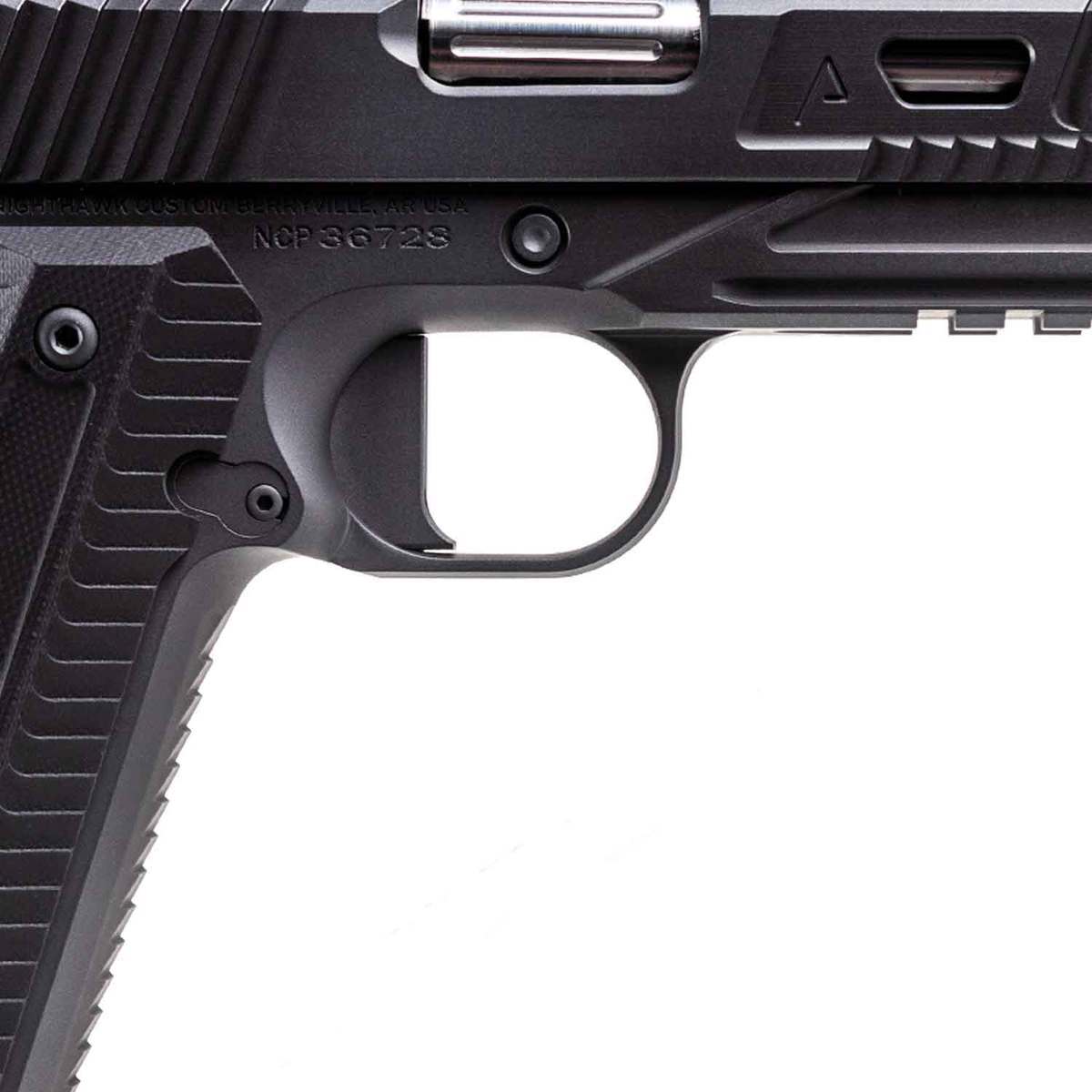Nighthawk Custom Agent2 Commander 9mm Luger 4.25in Smoke Cerakote Pistol - 10+1 Rounds - Black Nighthawk Custom Agent2 Commander 9mm Luger 4.25in Smoke Cerakote Pistol - 10+1 Rounds - Black