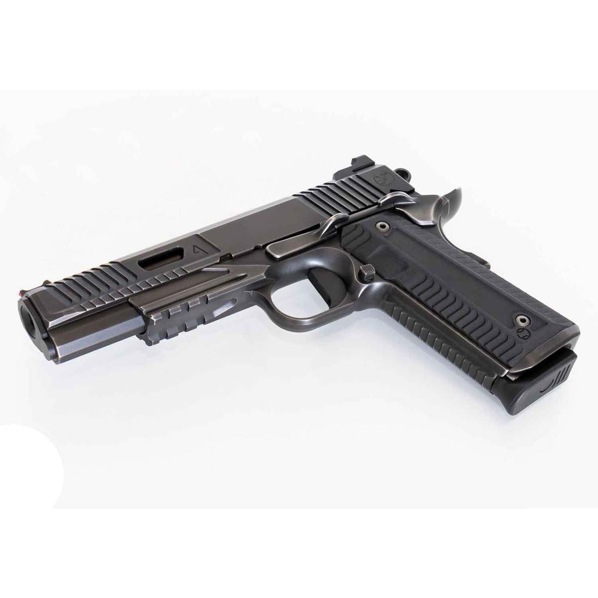 Nighthawk Custom Agent2 Government 9mm Luger 5in Smoke Cerakote Pistol - 10+1 Rounds - Black Nighthawk Custom Agent2 Government 9mm Luger 5in Smoke Cerakote Pistol - 10+1 Rounds - Black